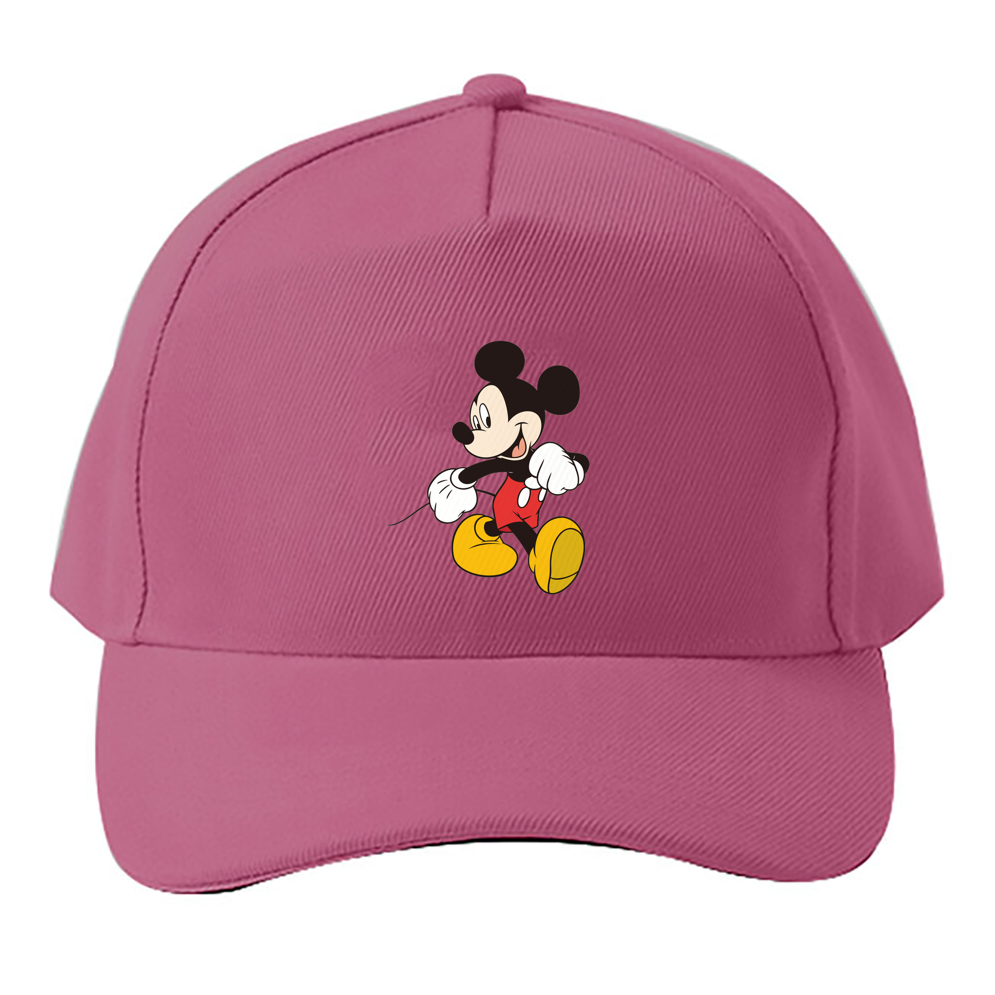 （画像用） ミッキーマウス Mickey Mouse ベースボールキャップ 綿100％ 男女兼用 帽子 スポーツ
